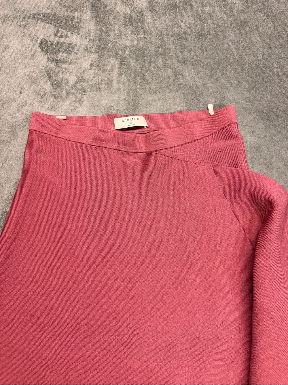 Babaton Pamella Plum Midi Skirt with Flutter - Picture 5 of 9